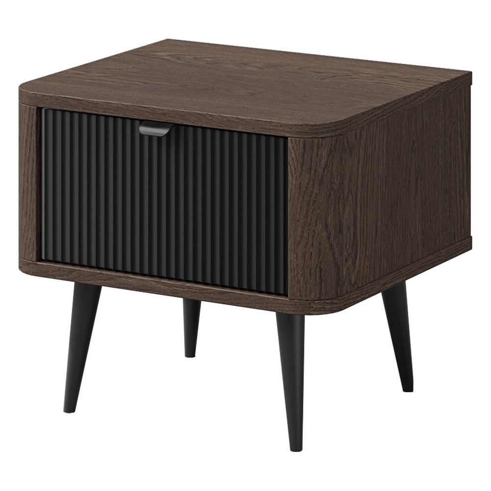 Marly Nachttisch 50 cm mit 1 Schublade – Baltic Storm