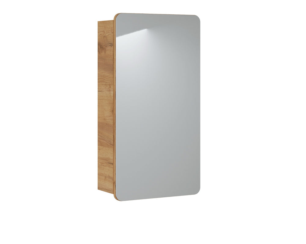 Spiegelschrank Amaris Spiegel, Craft Eiche 40 × 75 × 16 cm mit 1 Tür