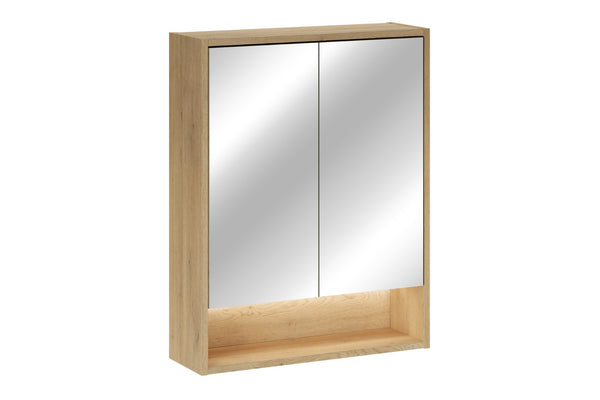 Spiegelschrank Violetta Cremona Eiche 60 × 76,8 × 18,8 cm mit 2 Türen