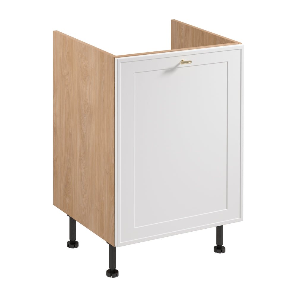Spülenunterschrank D60Z P/L – Sorento Sonoma Eiche Weiß – Praktisch und elegant für Ihre Küche
