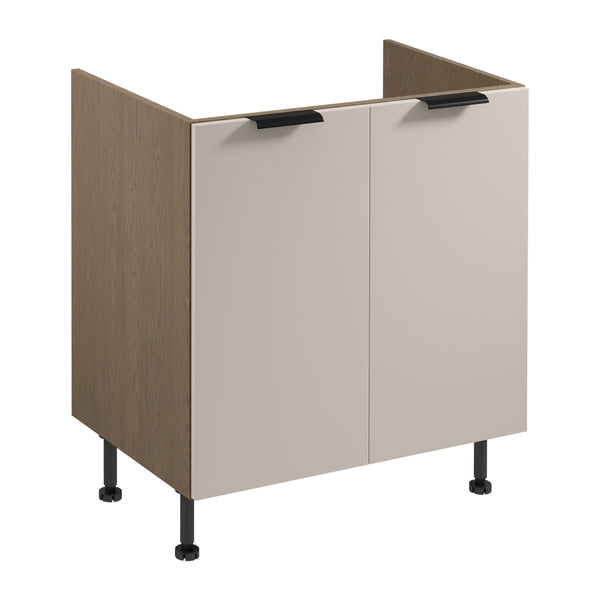 Spülenunterschrank D80Z – Sorento Beige – Ordnung und Design in perfekter Harmonie.