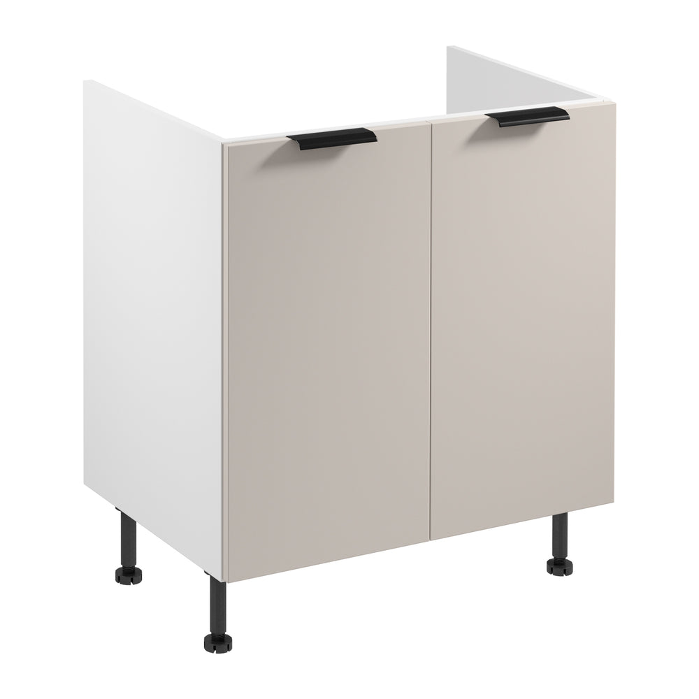 Spülenunterschrank D80Z – Sorento Weiß Beige – Maximale Nutzung des unteren Raums