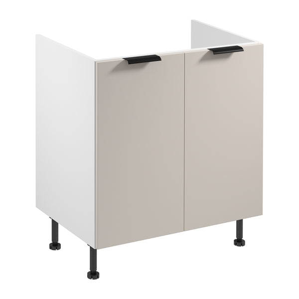 Spülenunterschrank D80Z – Sorento Weiß Beige – Maximale Nutzung des unteren Raums.