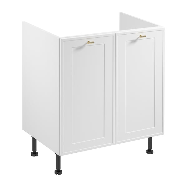 Spülenunterschrank D80Z – Sorento Weiß – Perfekte Lösung für zeitgemäße Küchen.