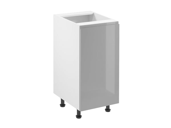 Unterschrank 40 cm – Velmora D40 P/L Grau/Hochglanz