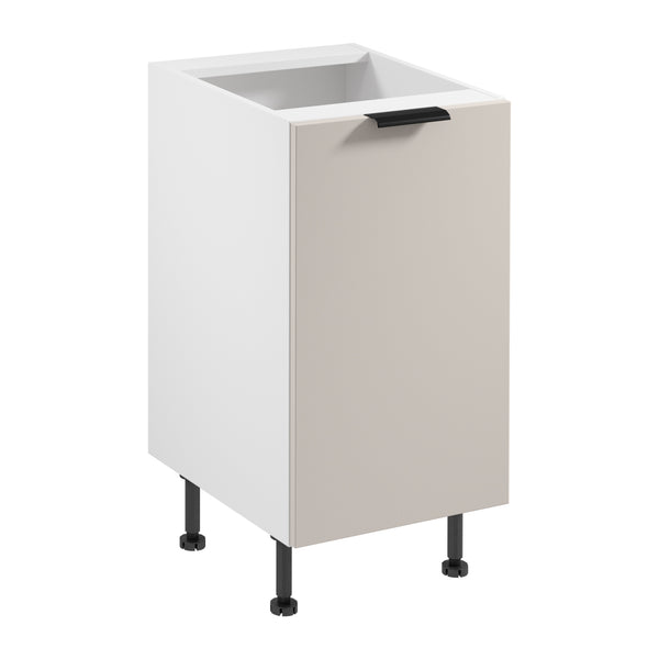 Unterschrank D45 P/L – Sorento Weiß Beige – Stilvolle Stauraumlösungen für Ihre Küche.