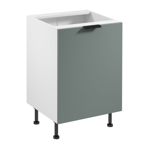 Unterschrank D60 P/L – Sorento Weiß Grün – Praktischer Stauraum für kleine und große Küchen.