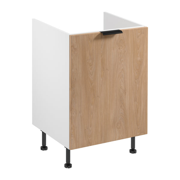 Unterschrank D60ZS AX – Sorento Weiß Sonoma Eiche – Organisiertes Design für Ihre Küche.
