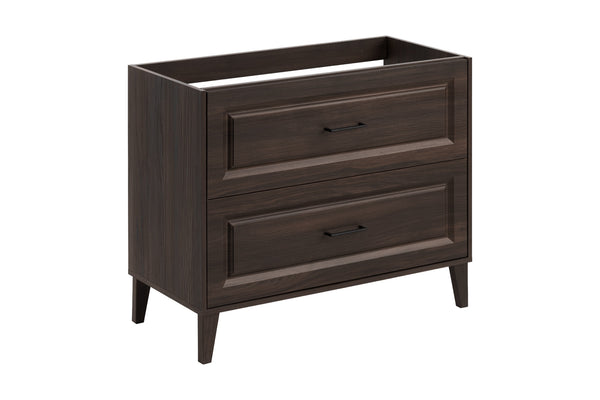 Waschbeckenunterschrank Dorella Ristretto Eiche 100 × 82 × 46 cm mit 2 Schubladen