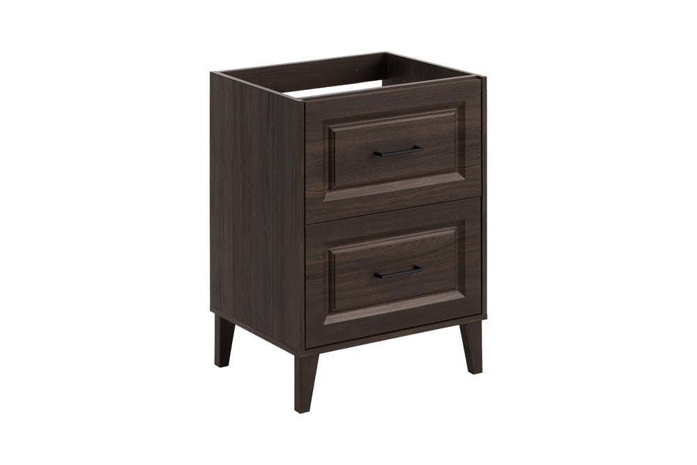 Waschbeckenunterschrank Dorella Ristretto Eiche 60 × 82 × 46 cm mit 2 Schubladen