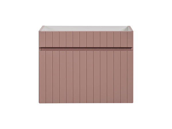 Waschbeckenunterschrank Ikona Altrosa 60 × 46 × 45,6 cm mit 1 Schublade