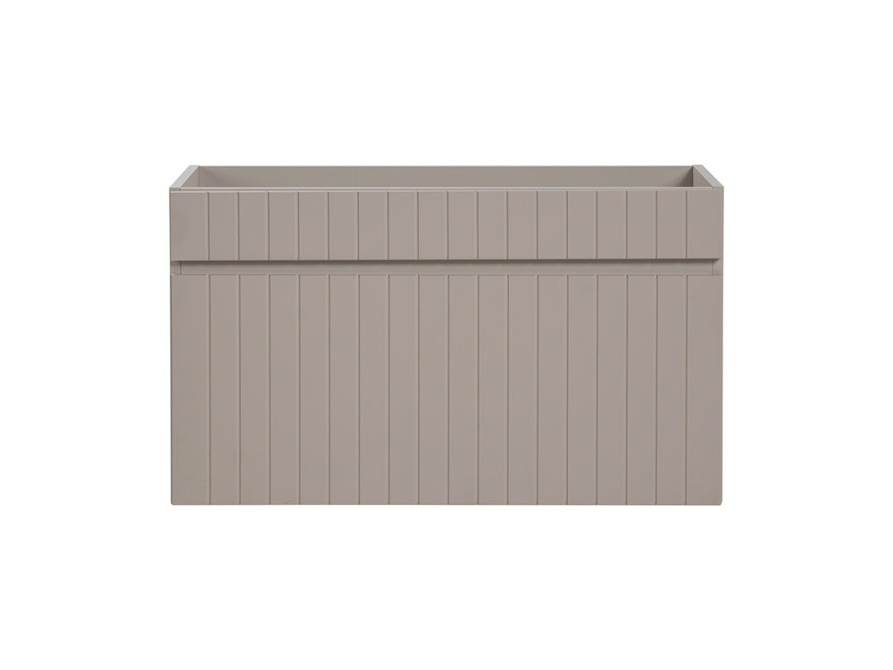 Waschbeckenunterschrank Ikona Kaschmir matt 80 × 46 × 45,6 cm mit 1 Schublade