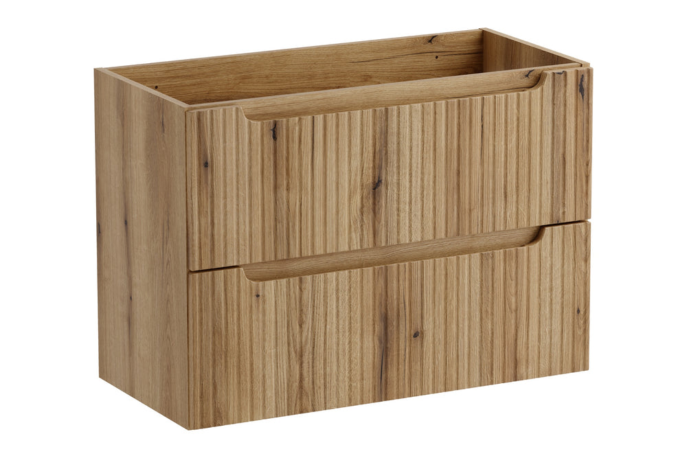 Waschbeckenunterschrank Novira Coast Evoke Eiche 80 × 57 × 39 cm mit 2 Schubladen – Coast Evoke Eiche