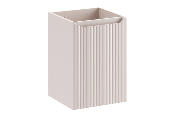 Waschbeckenunterschrank Novira Kaschmir matt 40 × 57 × 39 cm mit 1 Tür