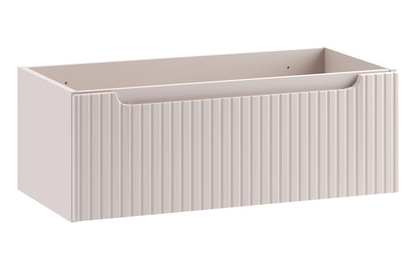 Waschbeckenunterschrank Novira Kaschmir matt 80 × 28,7 × 39 cm mit 1 Schublade