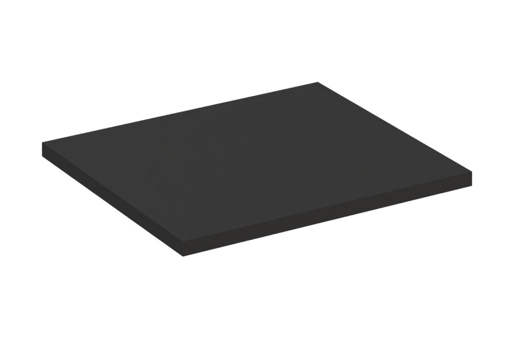 Waschtischplatte Schwarz matt 60 cm
