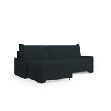 Ecksofa Loco – Schwarz – Ottomane links