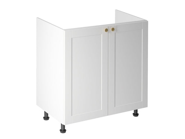 Moderne Spülenschrank - Linea-Weiß D80Z - ROYAL24_MARKT