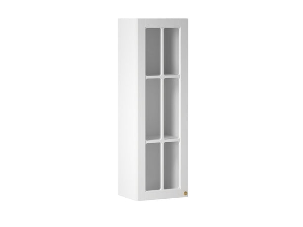 Glashängeschrank - Linea-Weiß W40S P/L - Platzsparende und stilvolle Stauraumlösungen - ROYAL24_MARKT