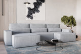 Ecksofa Brazil U – Hellgrau – Brazil U Mini