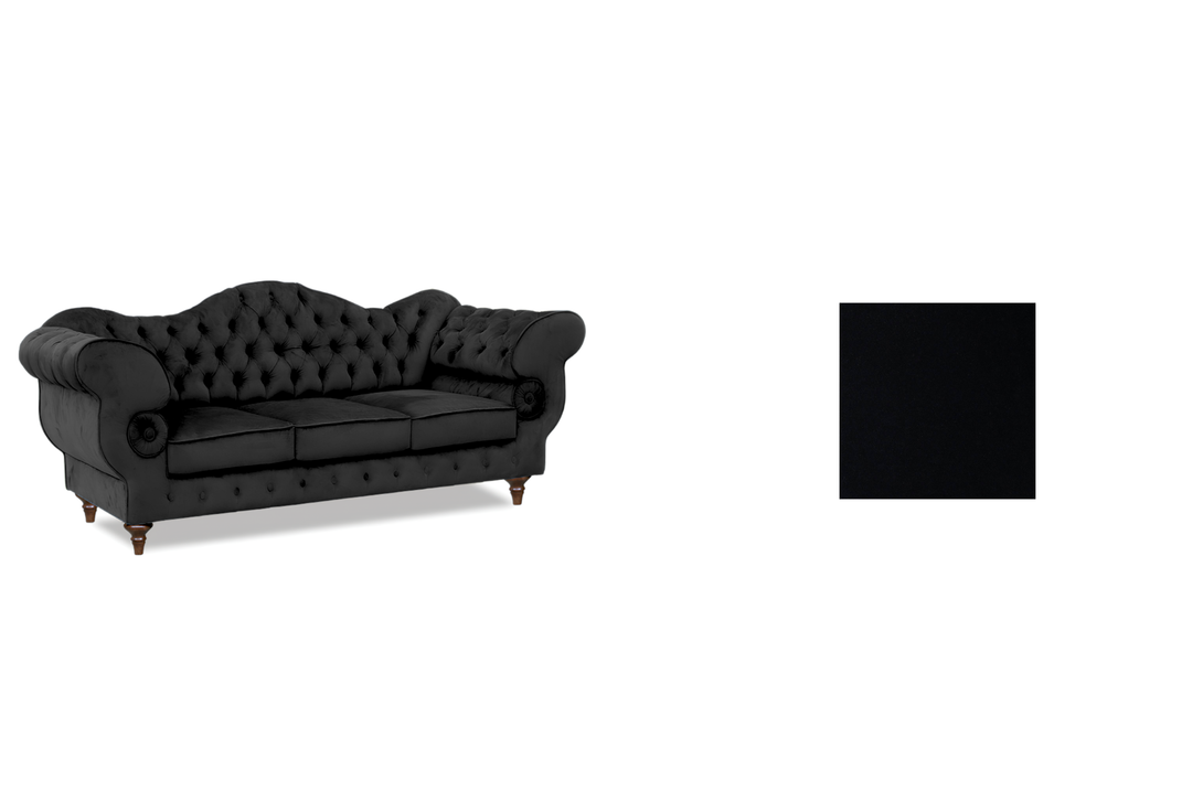 Gloria - Chesterfield Sofa - Hochwertiges - Garantierte Qualität - Elegantes Design -, 1.St x 3-Sitzer Sofa