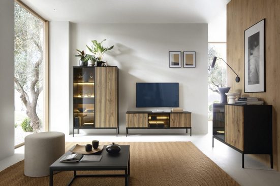 Wohnzimmer-Set - CELINE - Verwandle deinen Wohnraum in eine Oase aus Komfort und Stil, (Komplett Set, 3-St.) - ROYAL24_MARKT