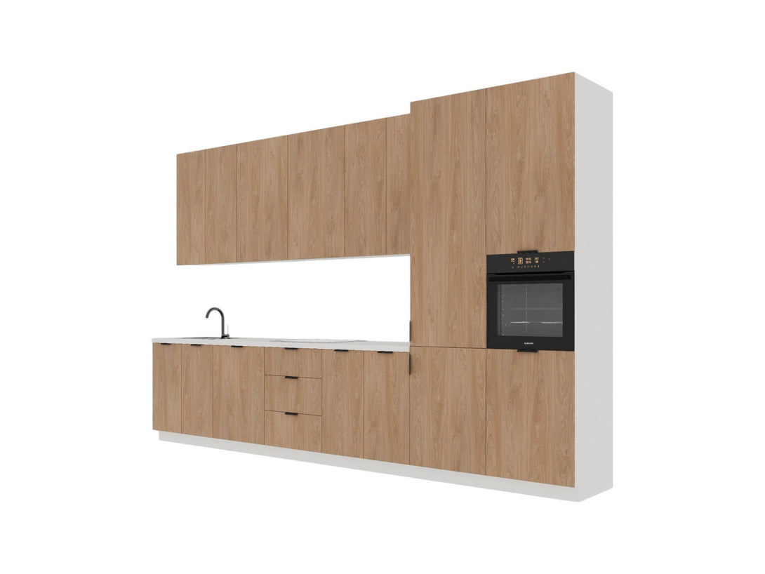 Küchenzeile K88-G400 R - mit robusten Materialien gefertigt - ROYAL24_MARKT