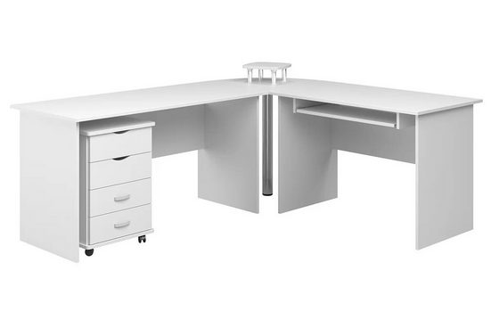 Eckschreibtisch - Bietet eine geräumige Arbeitsfläche