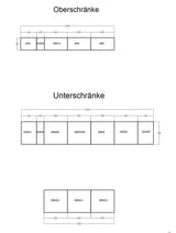 Velmora Inselküche KÜ11 – 340 cm – Grau Hochglanz – Moderne Einbauküche mit Kochinsel