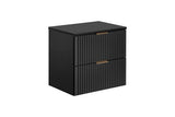 Waschbeckenunterschrank 80 cm, 60 cm - Adel Black - Hervorragende Fertigungsqualität. - ROYAL24_MARKT