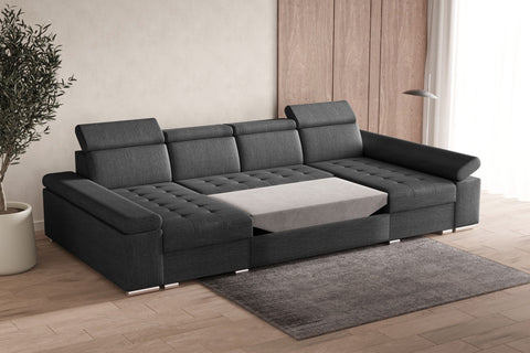 Ecksofa Toronto U – Dunkelgrau