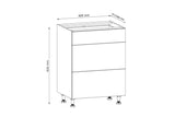 ntererschrank - Langen - Schlank und stilvoll, für ein modernes und funktionales Küchenlayout. - ROYAL24_MARKT