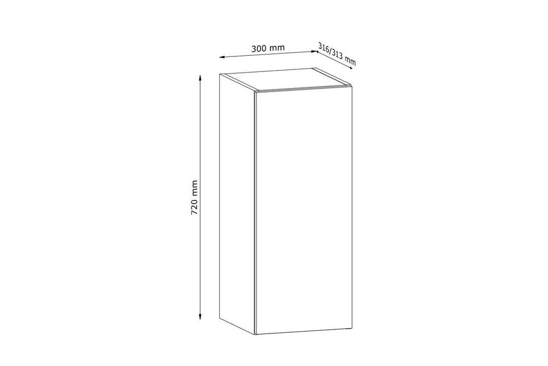 Hängeschrank 30 cm - Langen G30