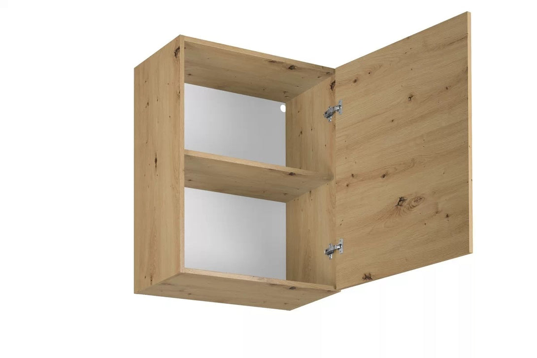 Küchenzeile - Langen - Artisan Eiche & Grau (Matt) - K14-G140 cm