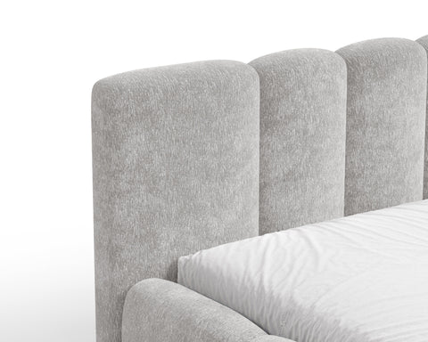 Polsterbett Bett 26 Amari – Grau