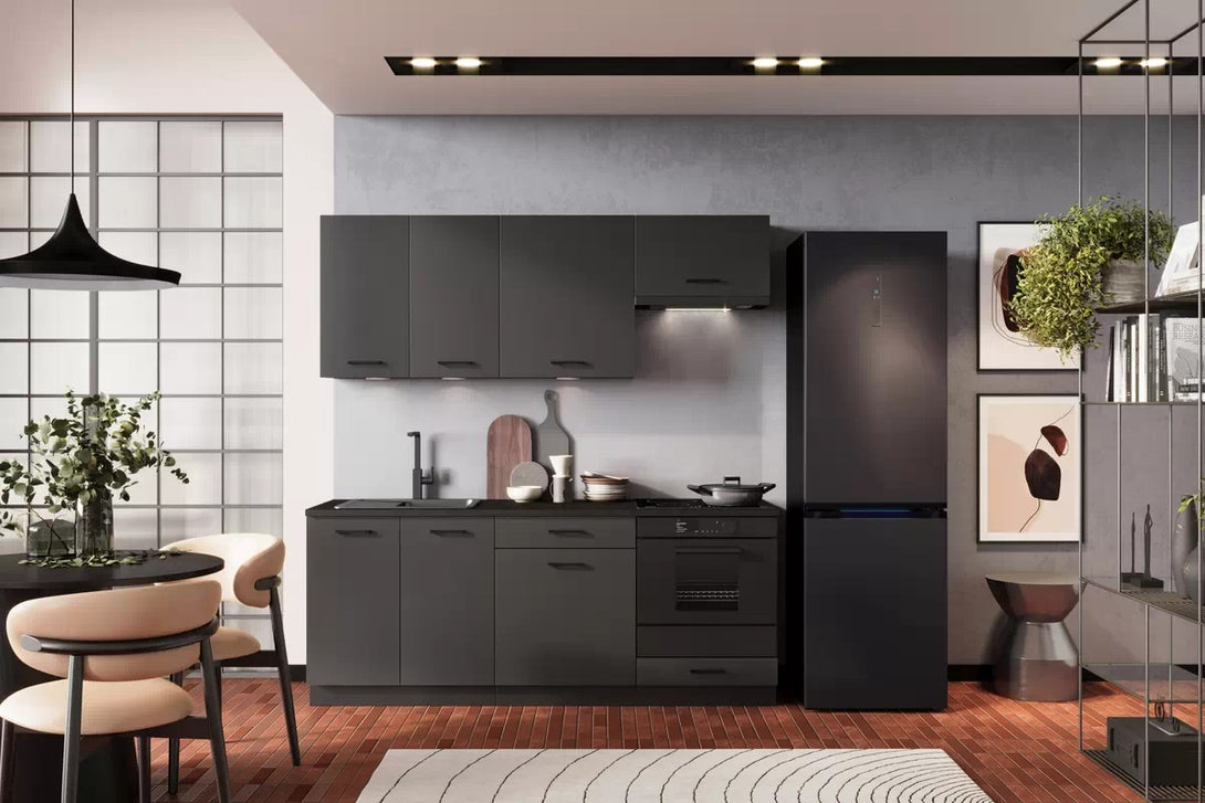 Küchenzeile - Anika - Stilvolle Küchenlösung für jeden Bedarf (Komplett Set).