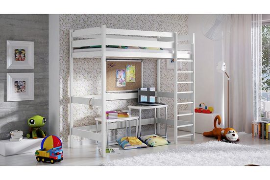 Etagenbett - Funktionales Bett für modernes Kinderzimmer.
