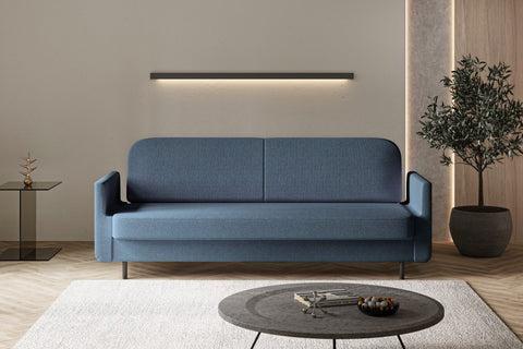 Schlafsofa Cloudy – Dunkelblau