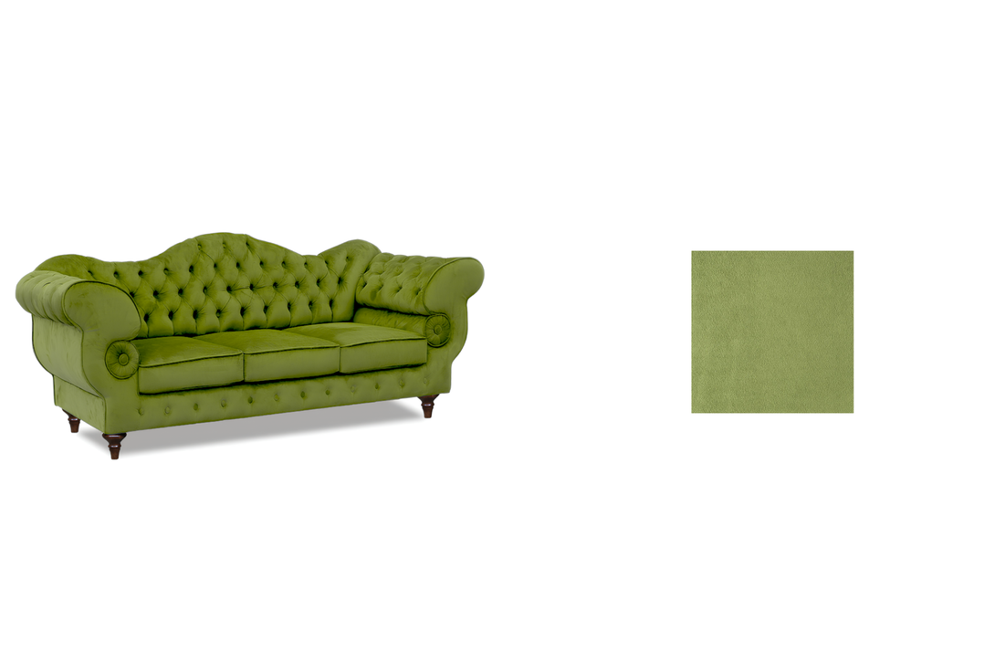 Gloria - Chesterfield Sofa - Hochwertiges - Garantierte Qualität - Elegantes Design -, 1.St x 3-Sitzer Sofa