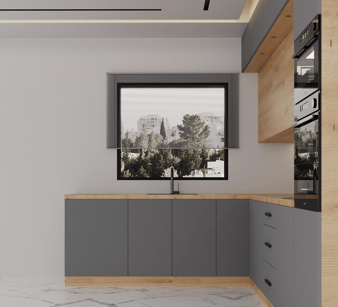 Winkelküche K105-G330 - Langen Beige Artisan - Praktisch durchdacht für Ihr Zuhause - ROYAL24_MARKT