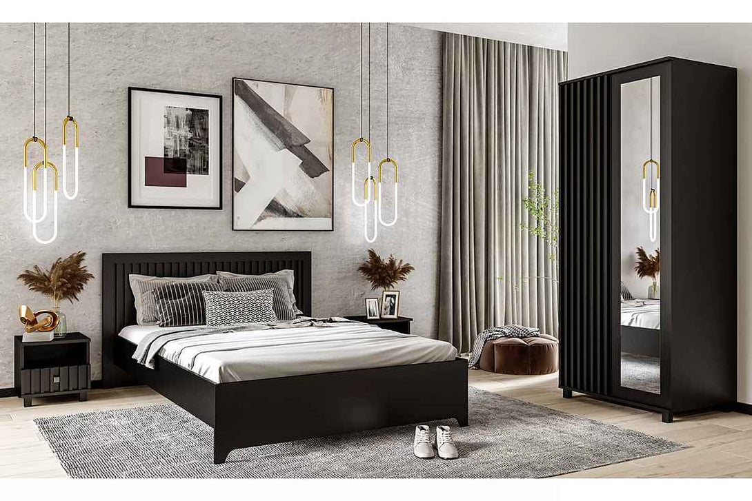 Kleiderschrank - Tonis - Stilvoller für zeitgemäße Schlafzimmer und elegantes Design.