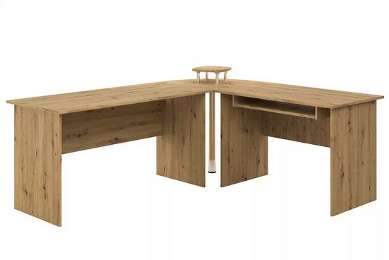 Eckschreibtisch - Bietet eine geräumige Arbeitsfläche