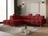 Ecksofa Bun – Rot – Ottomane links
