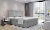 ROYAL24_MARKT Boxspringbett - Neuer Stil wird Ihrem Zuhause Schönheit verleihen. ( Bett 1 -St. Premium - IDRIS ) - ROYAL24_MARKT