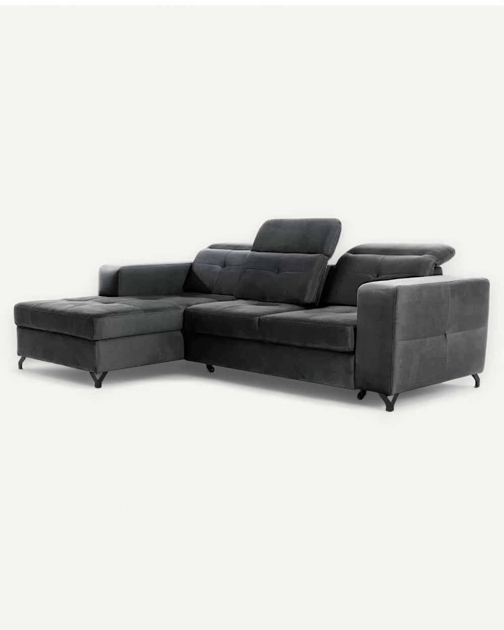 Ecksofa - Belavio - komfortables und elegantes Design mit Stauraum.