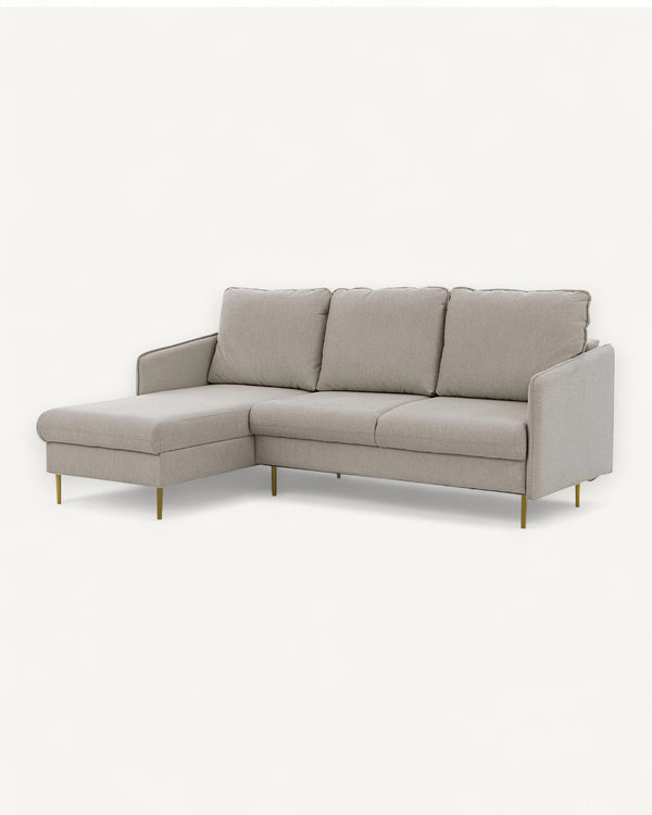 Ecksofa - Taila - Platzsparendes Ecksofa für kleine Räume.