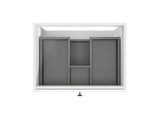 Badezimmer Set - Rietti 60 cm - Weiß Hochglanz - ROYAL24_MARKT