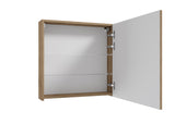 Badespiegelschrank - SALSA E60 Schwarz Matt / Eiche Gold - ROYAL24_MARKT