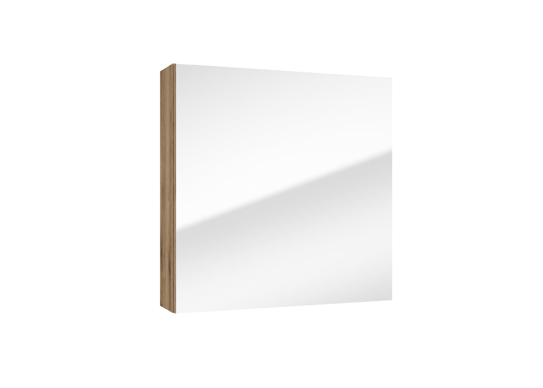 Badespiegelschrank - SALSA E60 Schwarz Matt / Eiche Gold