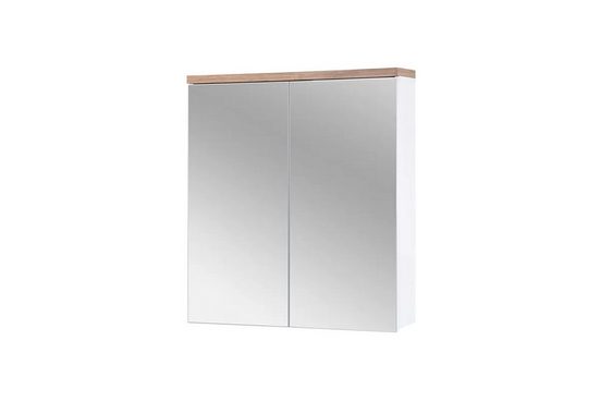 Badezimmerspiegelschrank - Badschrank - Bali White - Elegantes modernes Design.